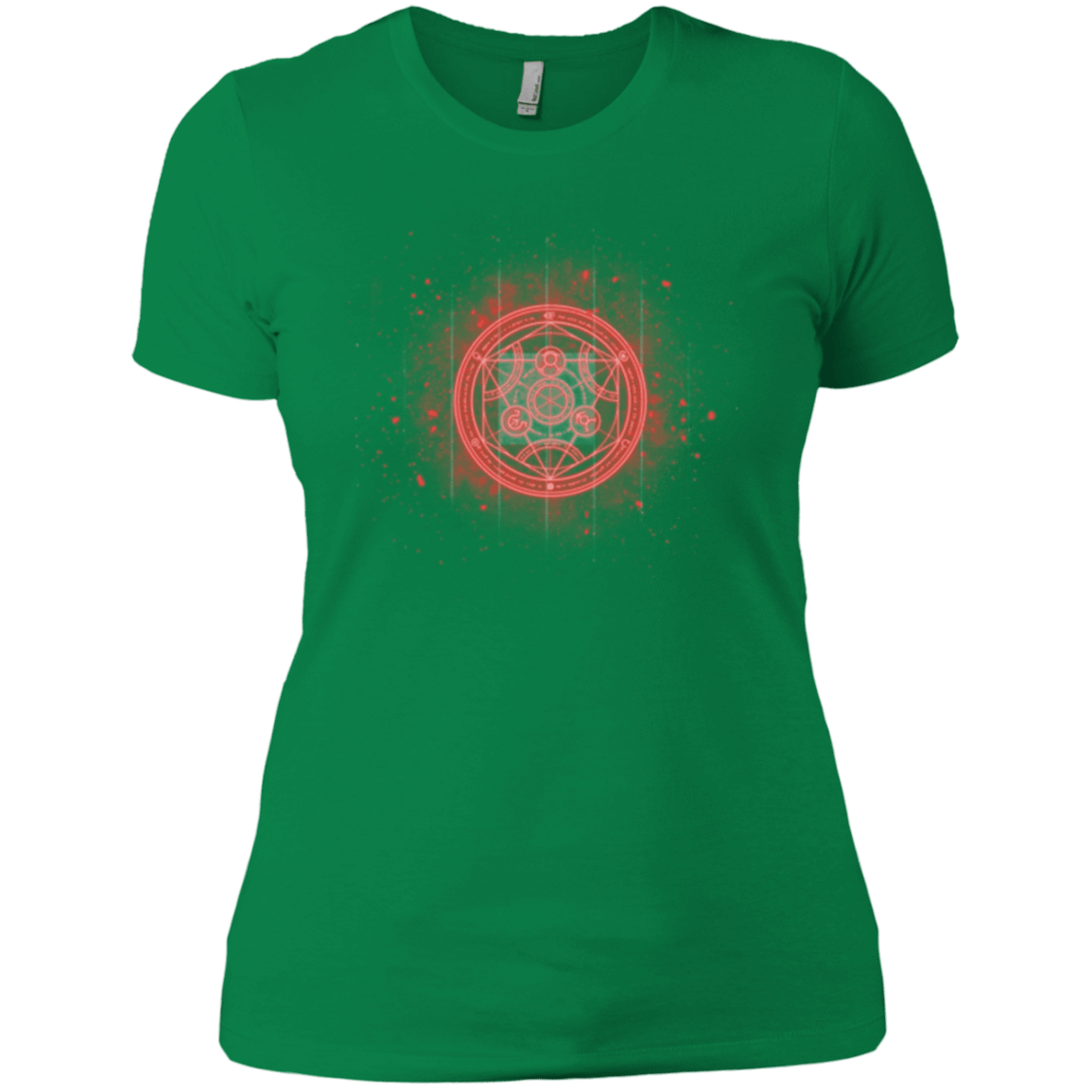 T-Shirts Kelly Green / X-Small Human Transmutation Circle Women's Premium T-Shirt