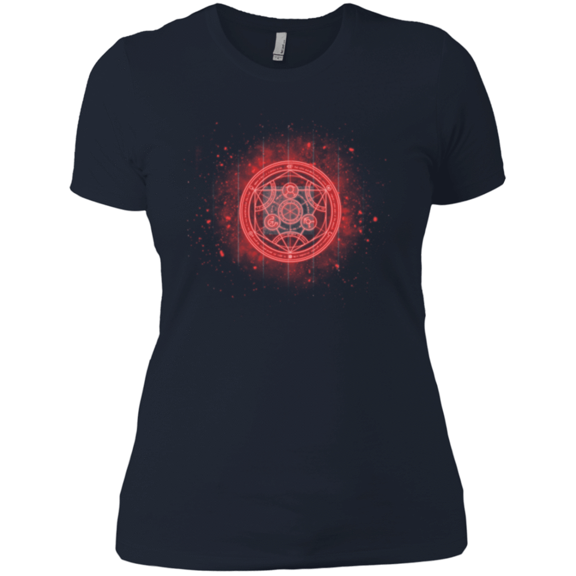 T-Shirts Midnight Navy / X-Small Human Transmutation Circle Women's Premium T-Shirt