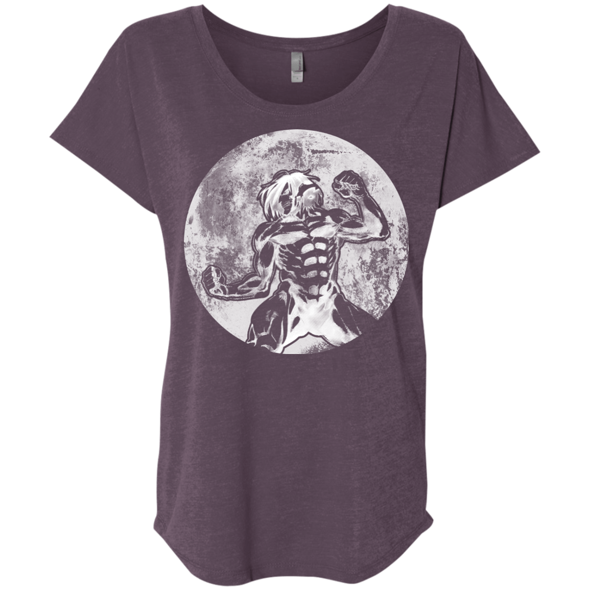 T-Shirts Vintage Purple / X-Small Humans Strength Triblend Dolman Sleeve