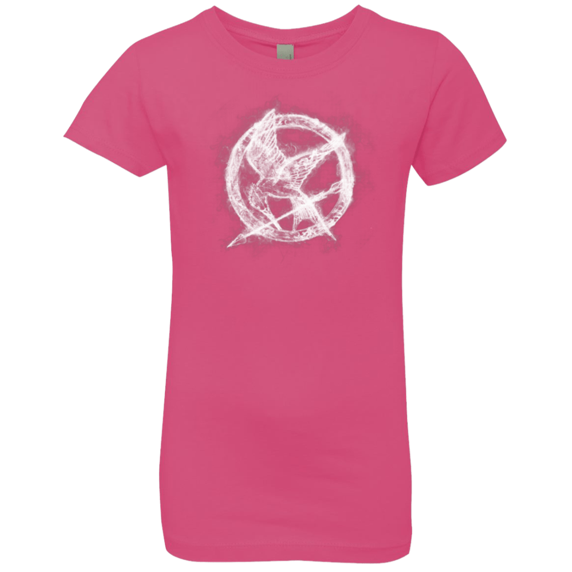T-Shirts Hot Pink / YXS Hunger Games Smoke Girls Premium T-Shirt