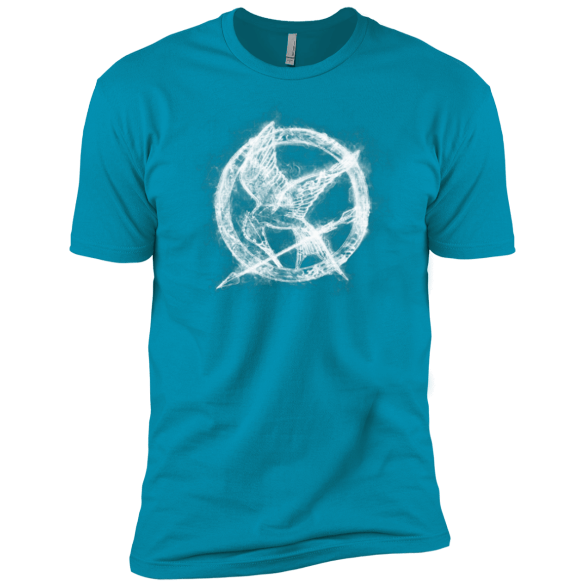 T-Shirts Turquoise / X-Small Hunger Games Smoke Men's Premium T-Shirt