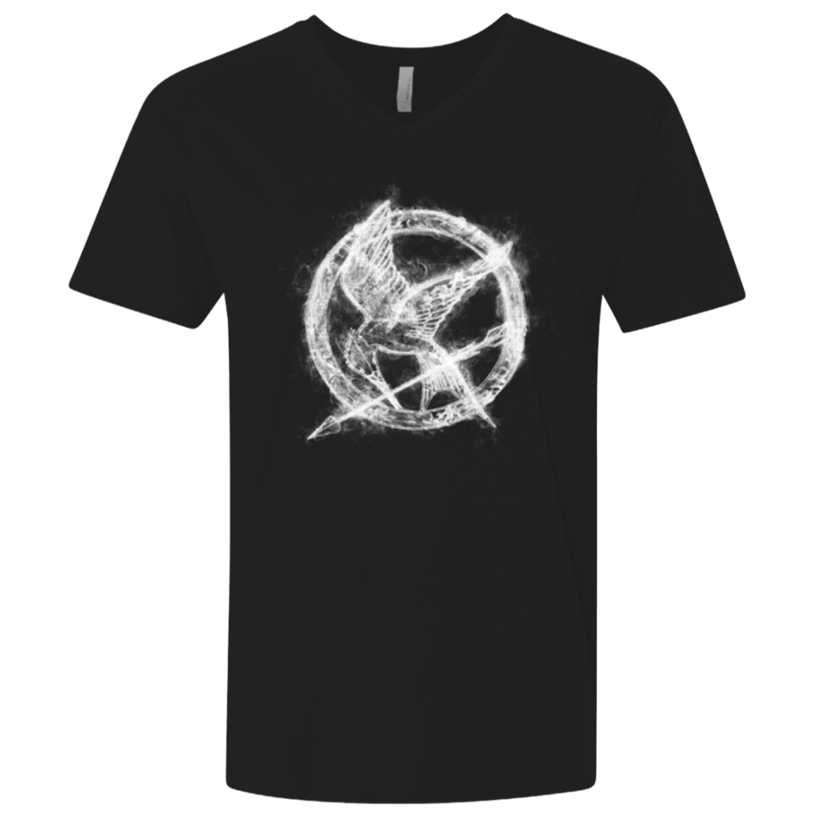 T-Shirts Black / X-Small Hunger Games Smoke Men's Premium V-Neck