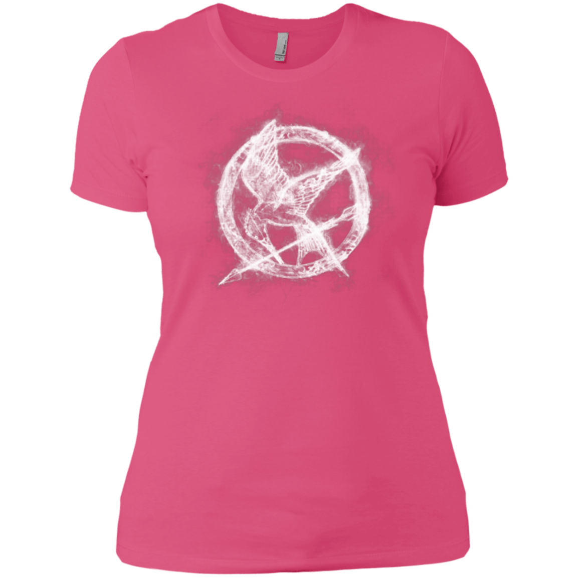 T-Shirts Hot Pink / X-Small Hunger Games Smoke Women's Premium T-Shirt