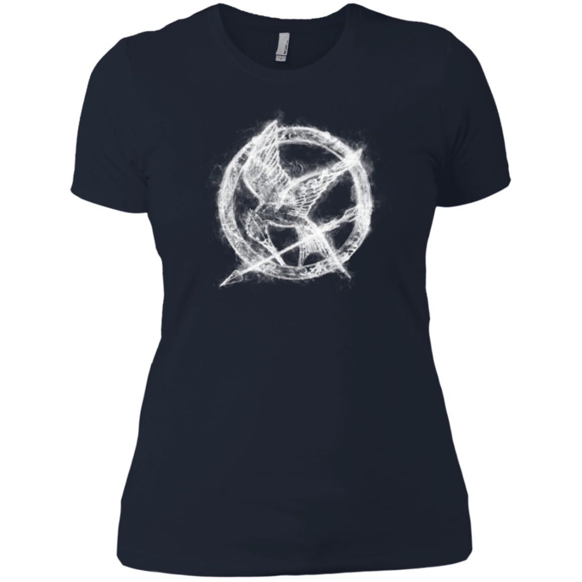 T-Shirts Midnight Navy / X-Small Hunger Games Smoke Women's Premium T-Shirt