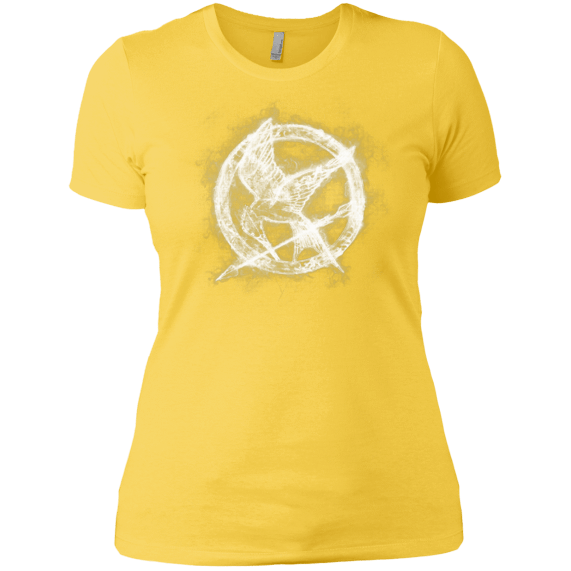 T-Shirts Vibrant Yellow / X-Small Hunger Games Smoke Women's Premium T-Shirt