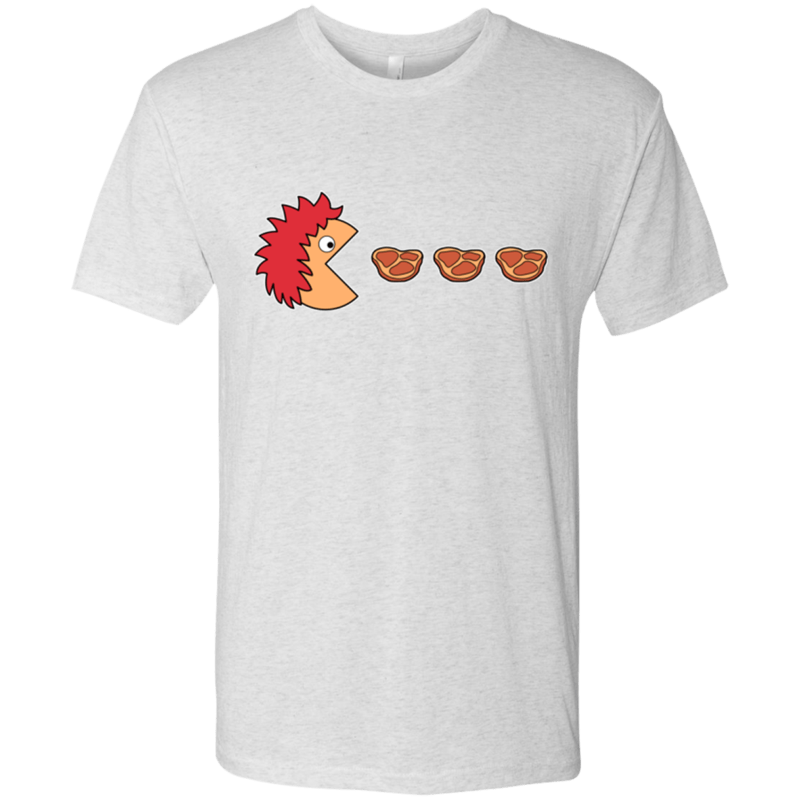 T-Shirts Heather White / Small Hungry for ham Men's Triblend T-Shirt