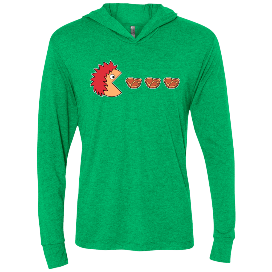 T-Shirts Hungry for ham Triblend Long Sleeve Hoodie Tee