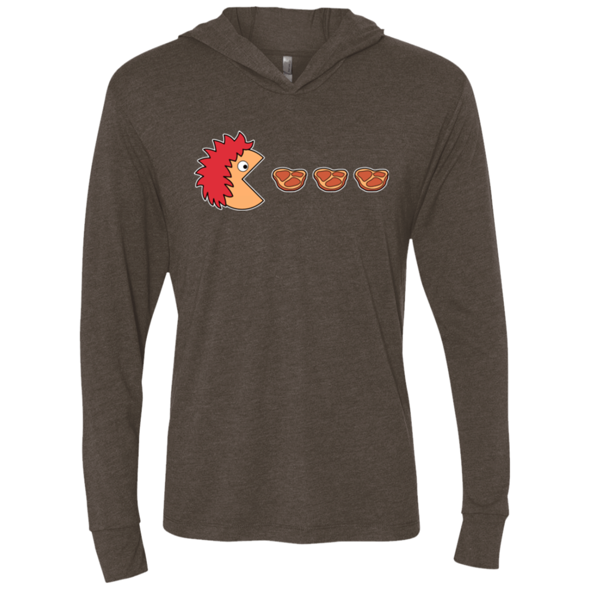 T-Shirts Hungry for ham Triblend Long Sleeve Hoodie Tee