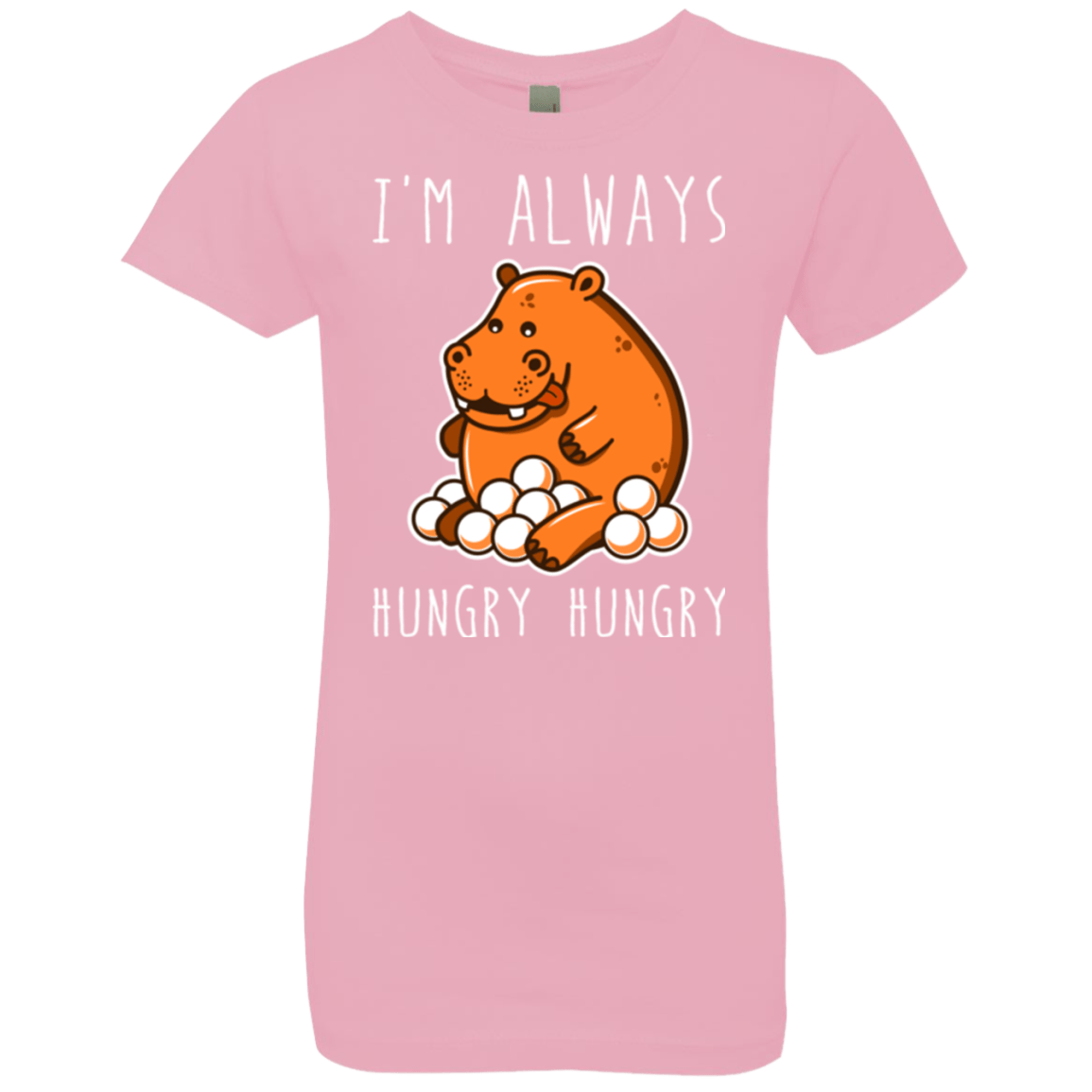 T-Shirts Light Pink / YXS Hungry Hungry Girls Premium T-Shirt