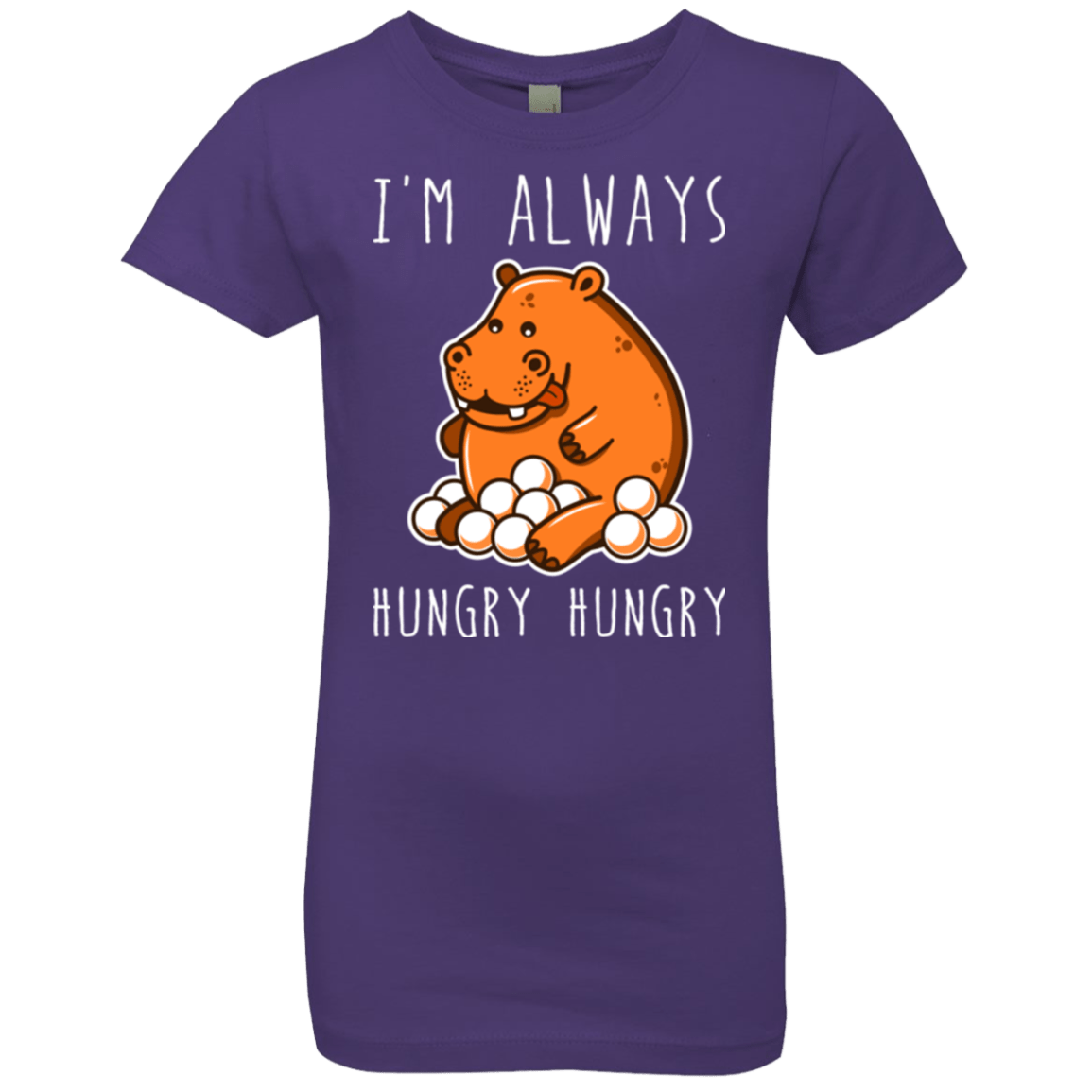 T-Shirts Purple Rush / YXS Hungry Hungry Girls Premium T-Shirt