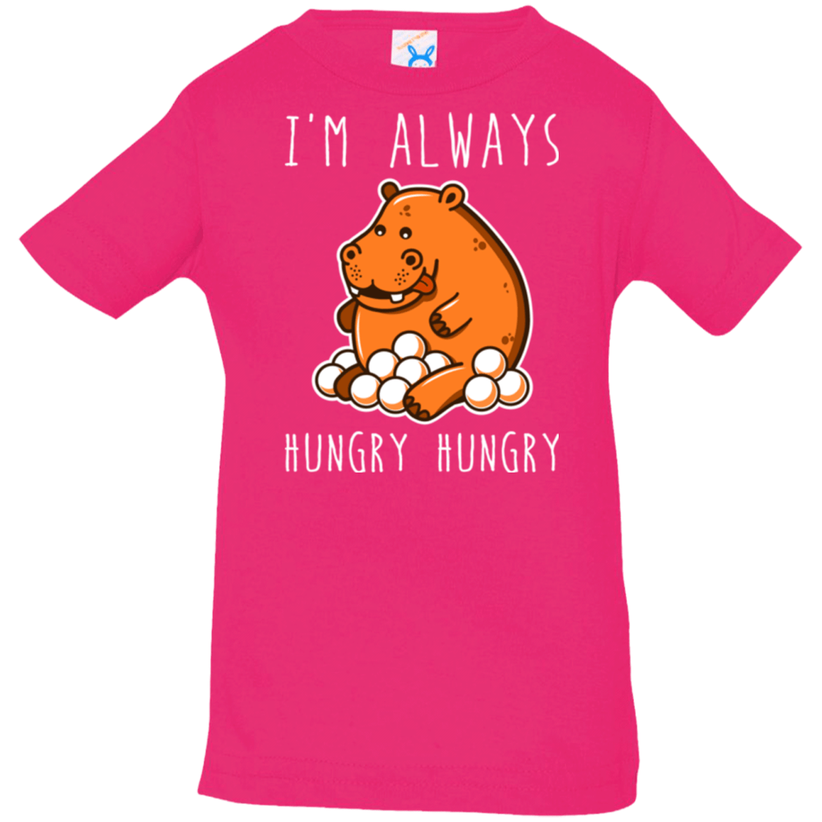 T-Shirts Hot Pink / 6 Months Hungry Hungry Infant Premium T-Shirt