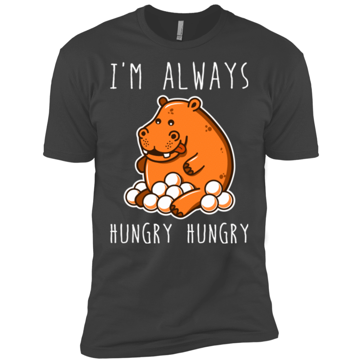 T-Shirts Heavy Metal / X-Small Hungry Hungry Men's Premium T-Shirt
