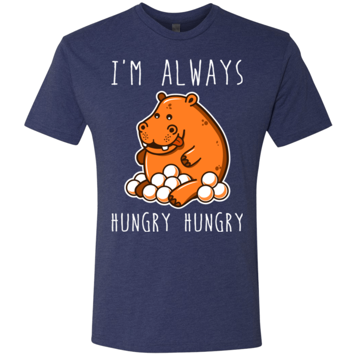 T-Shirts Vintage Navy / Small Hungry Hungry Men's Triblend T-Shirt
