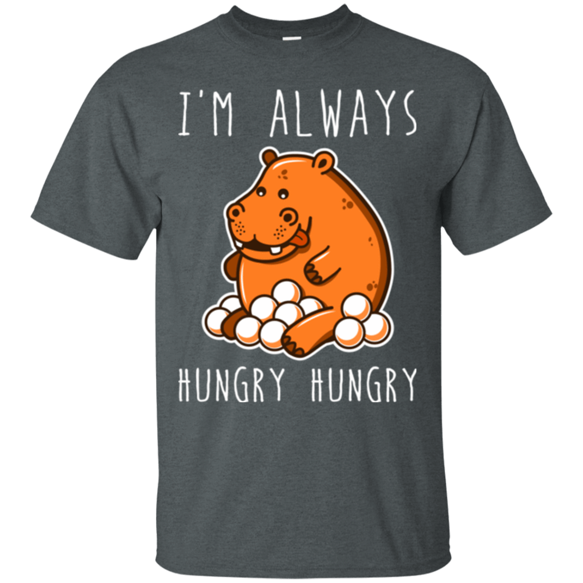 T-Shirts Dark Heather / Small Hungry Hungry T-Shirt