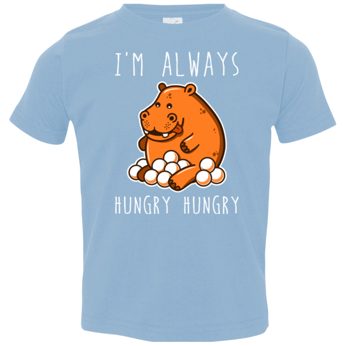 T-Shirts Light Blue / 2T Hungry Hungry Toddler Premium T-Shirt