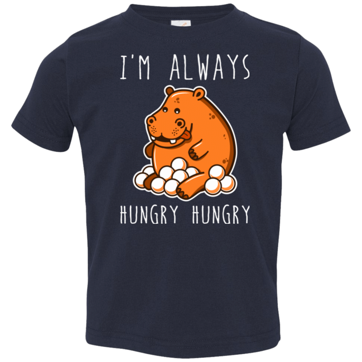 T-Shirts Navy / 2T Hungry Hungry Toddler Premium T-Shirt