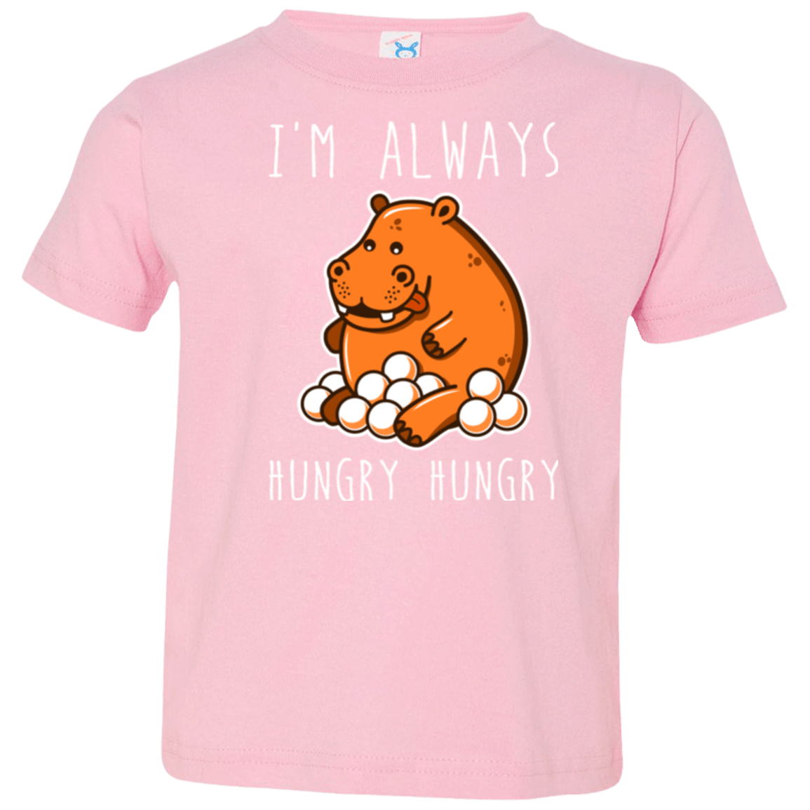 T-Shirts Pink / 2T Hungry Hungry Toddler Premium T-Shirt