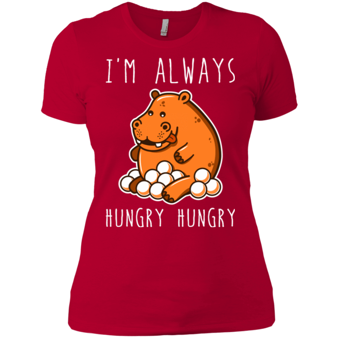 T-Shirts Red / X-Small Hungry Hungry Women's Premium T-Shirt