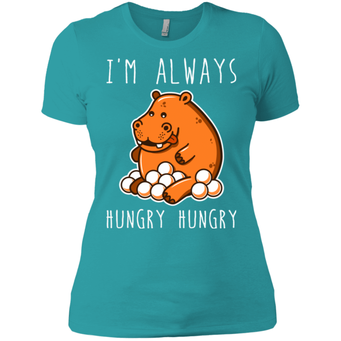 T-Shirts Tahiti Blue / X-Small Hungry Hungry Women's Premium T-Shirt