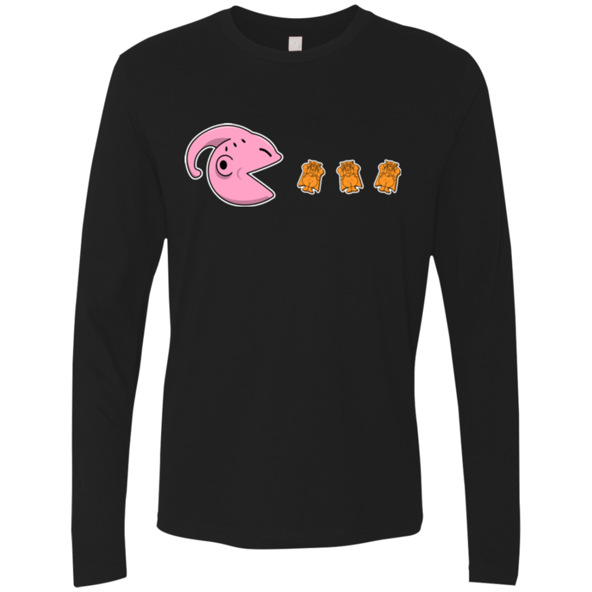 T-Shirts Black / Small Hungry Monster Men's Premium Long Sleeve