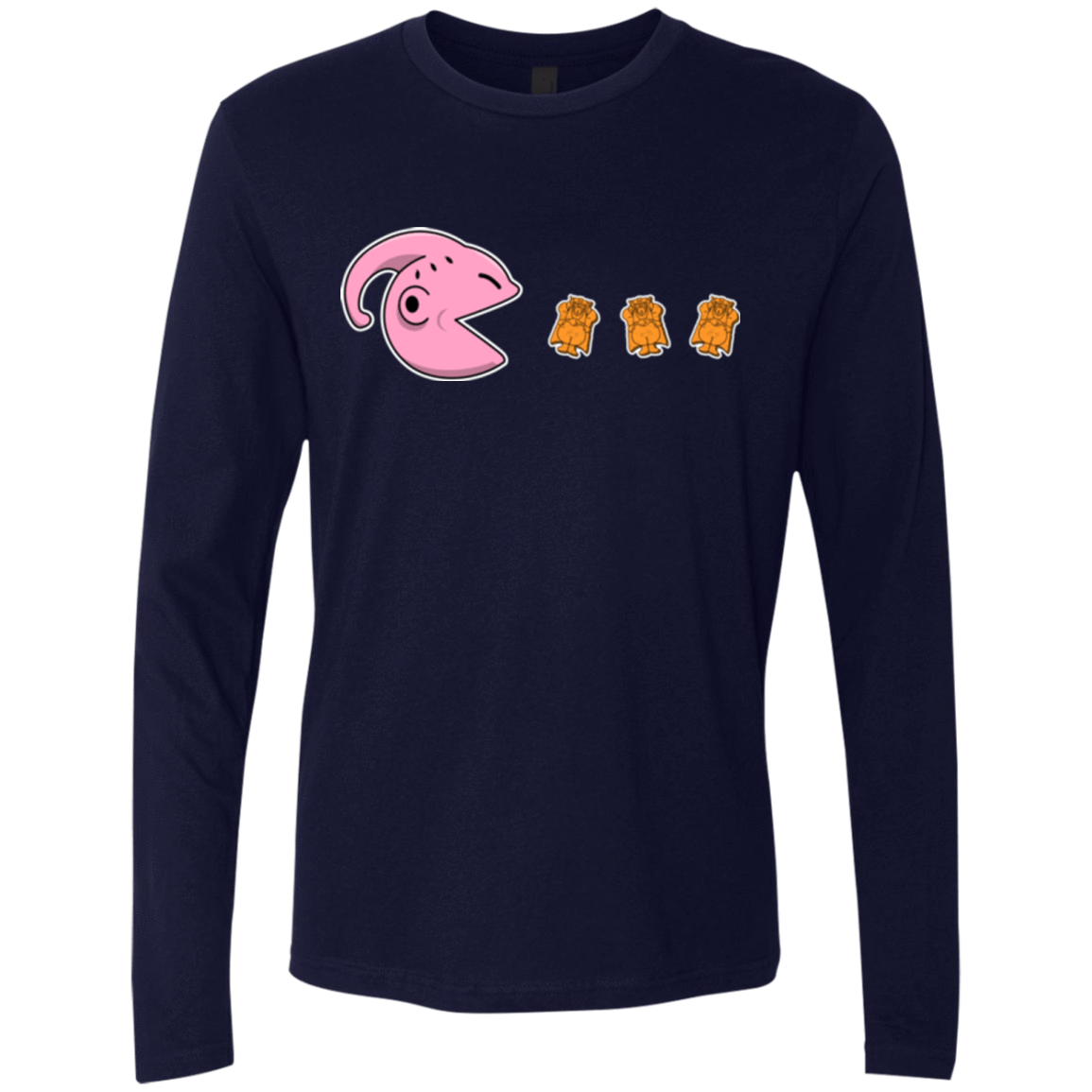 T-Shirts Midnight Navy / Small Hungry Monster Men's Premium Long Sleeve