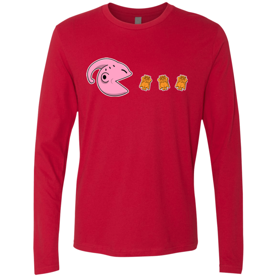 T-Shirts Red / Small Hungry Monster Men's Premium Long Sleeve