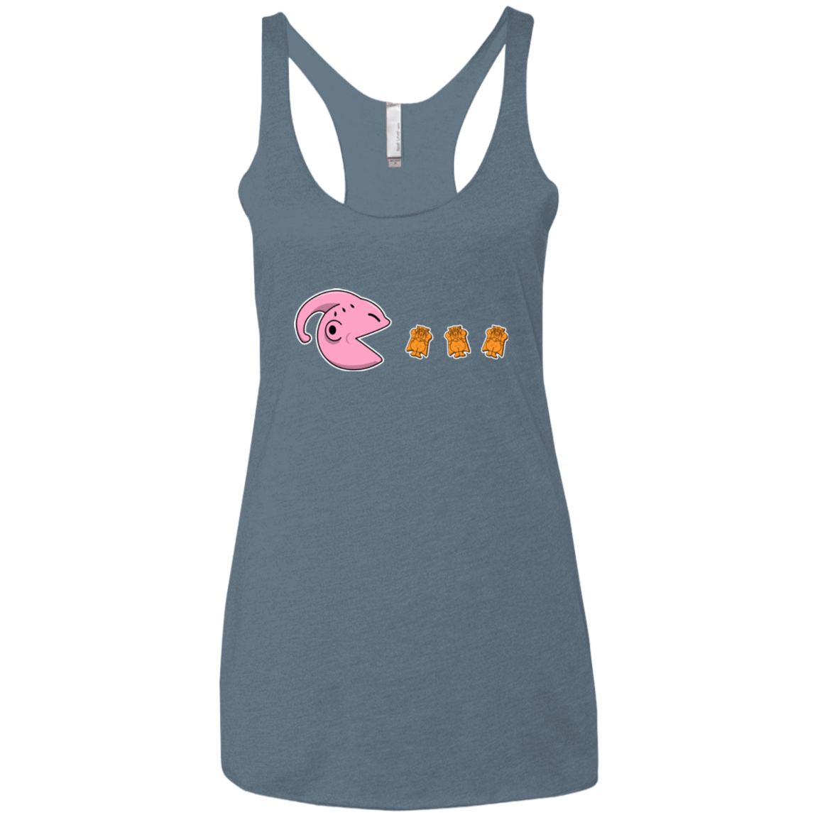 T-Shirts Indigo / X-Small Hungry Monster Women's Triblend Racerback Tank