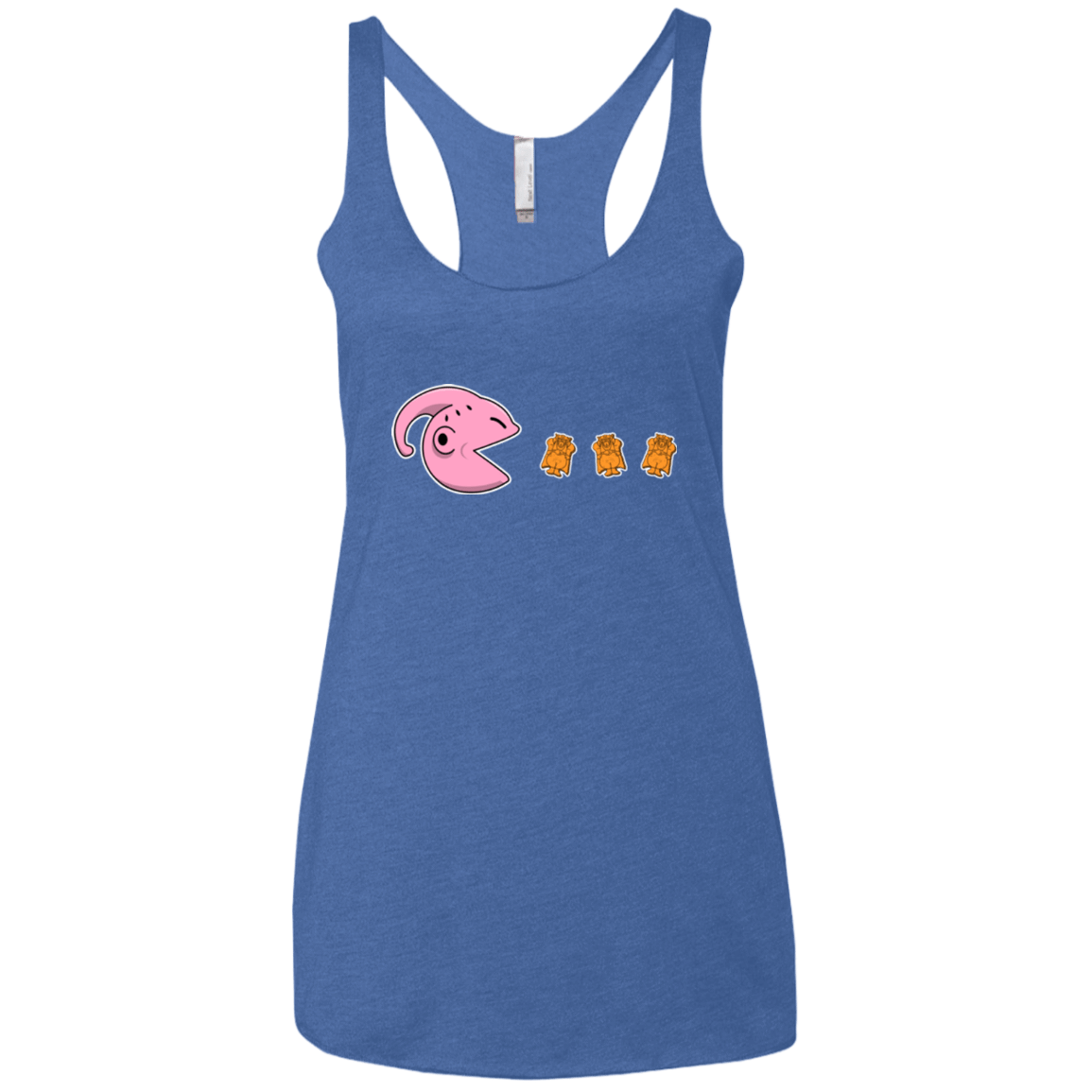 T-Shirts Vintage Royal / X-Small Hungry Monster Women's Triblend Racerback Tank