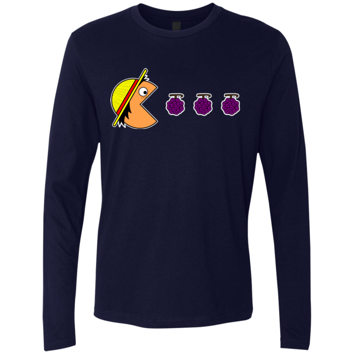 T-Shirts Midnight Navy / Small Hungry Pirate Men's Premium Long Sleeve