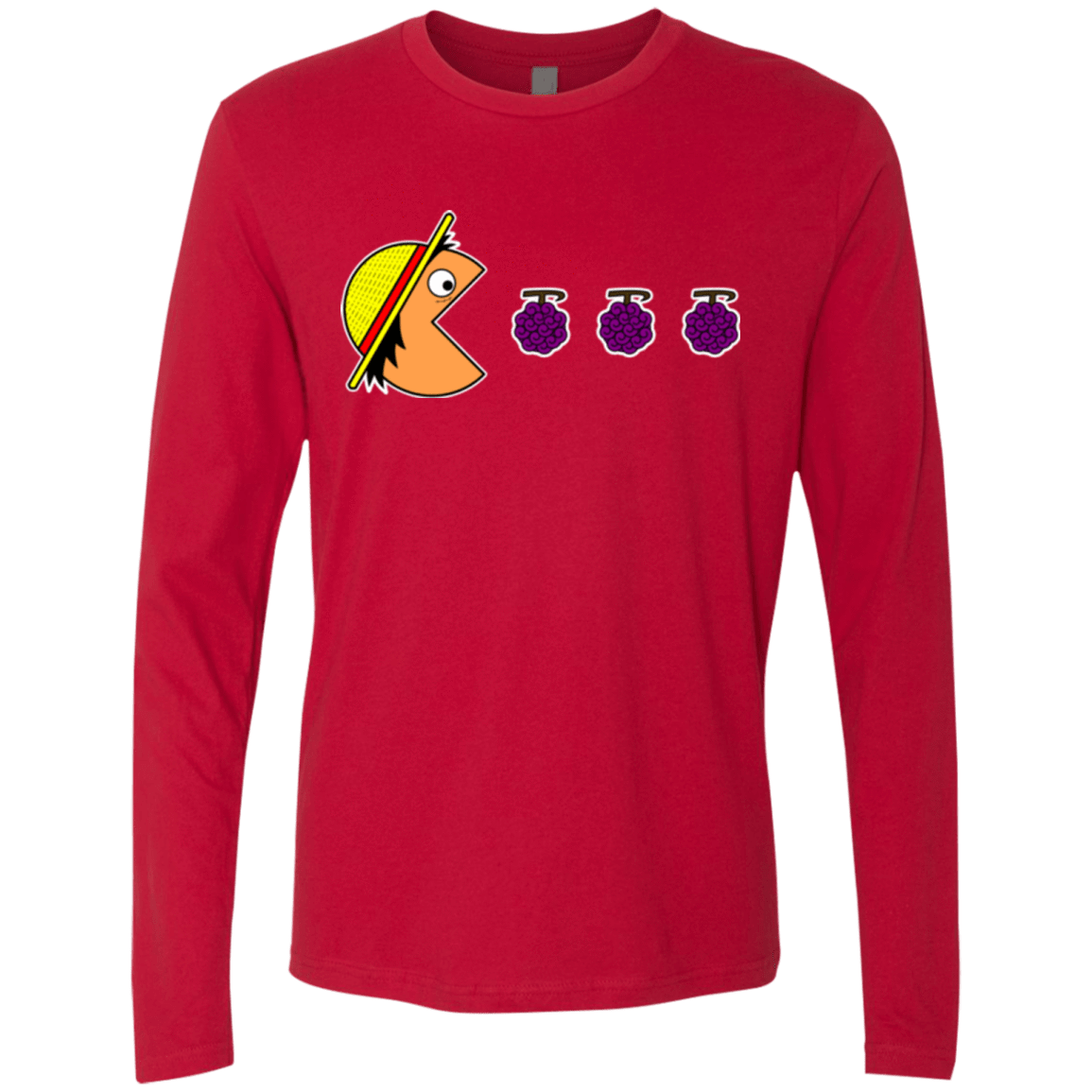 T-Shirts Red / Small Hungry Pirate Men's Premium Long Sleeve
