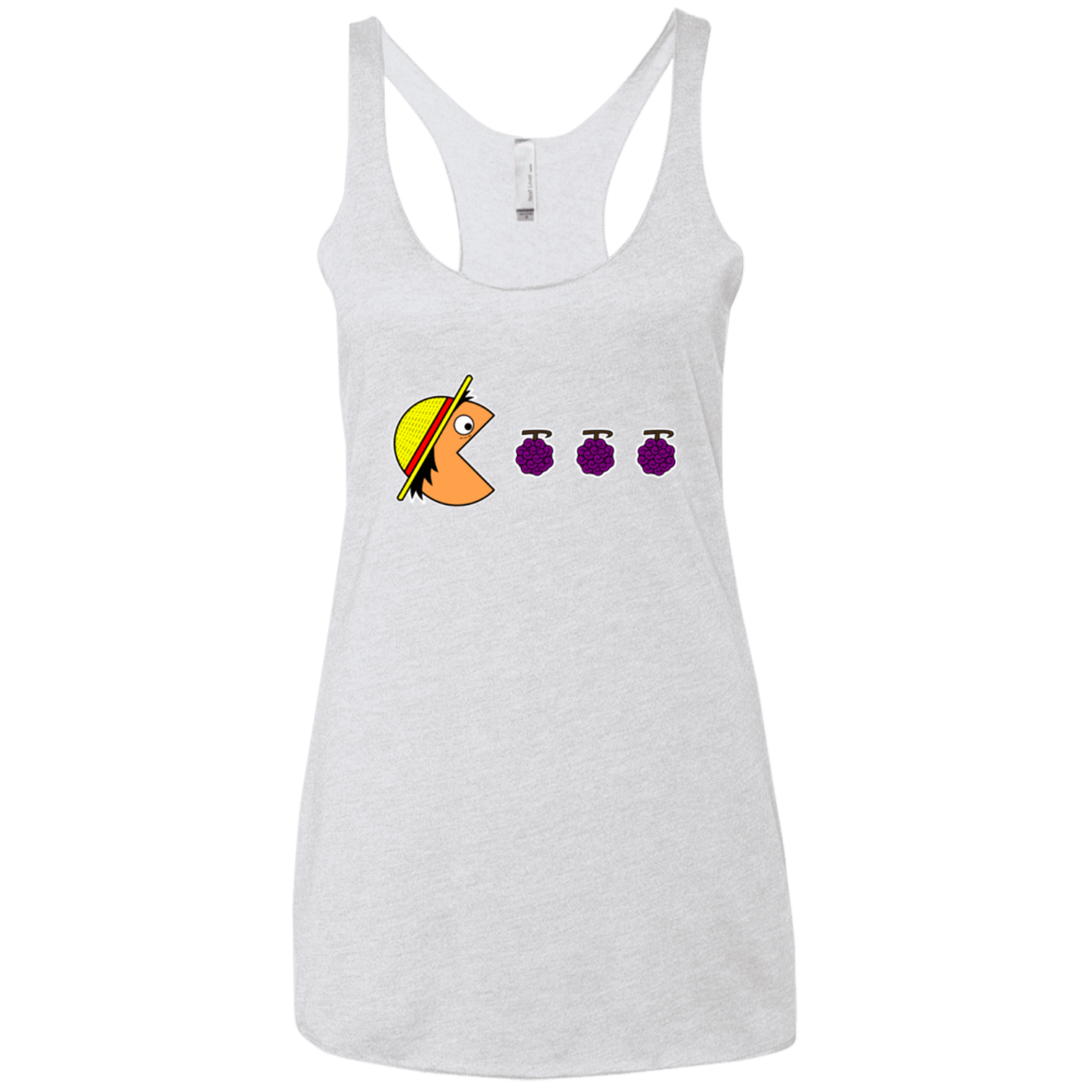 T-Shirts Heather White / X-Small Hungry Pirate Women's Triblend Racerback Tank