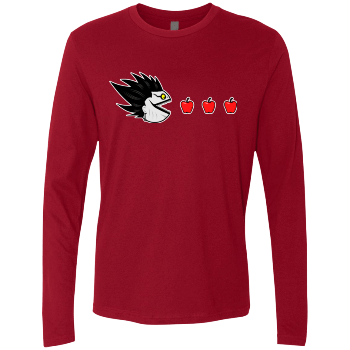 T-Shirts Cardinal / Small Hungry Shinigami Men's Premium Long Sleeve