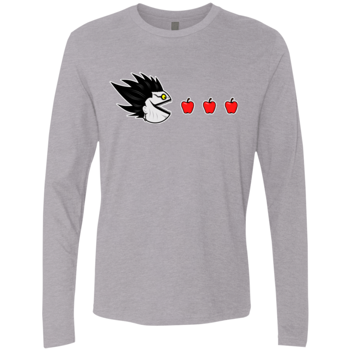 T-Shirts Heather Grey / Small Hungry Shinigami Men's Premium Long Sleeve