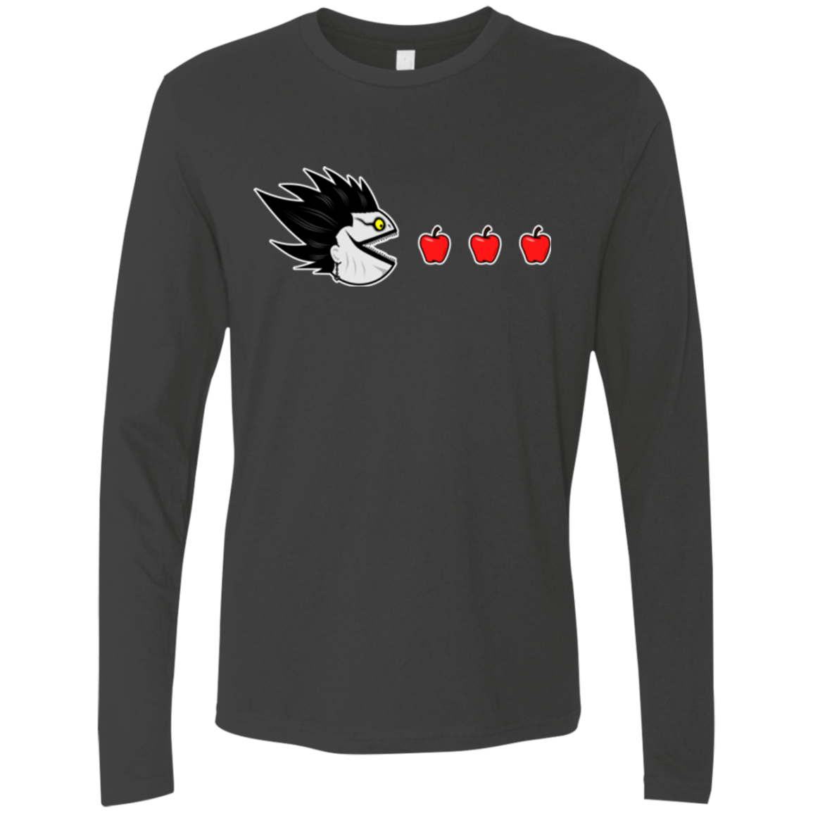 T-Shirts Heavy Metal / Small Hungry Shinigami Men's Premium Long Sleeve