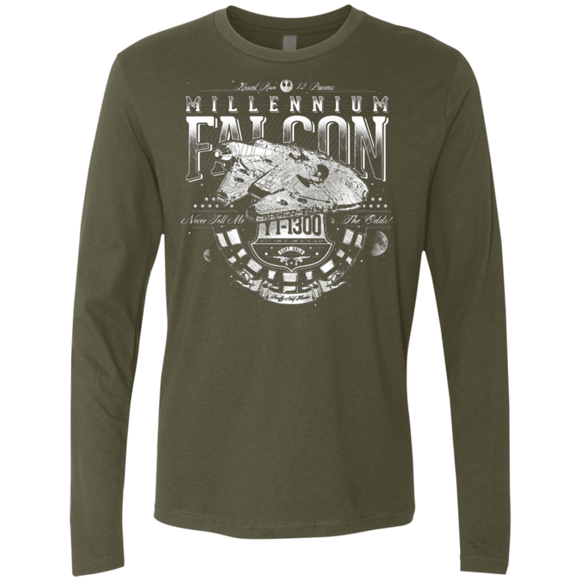 T-Shirts Military Green / Small Hunk A Junk Men's Premium Long Sleeve