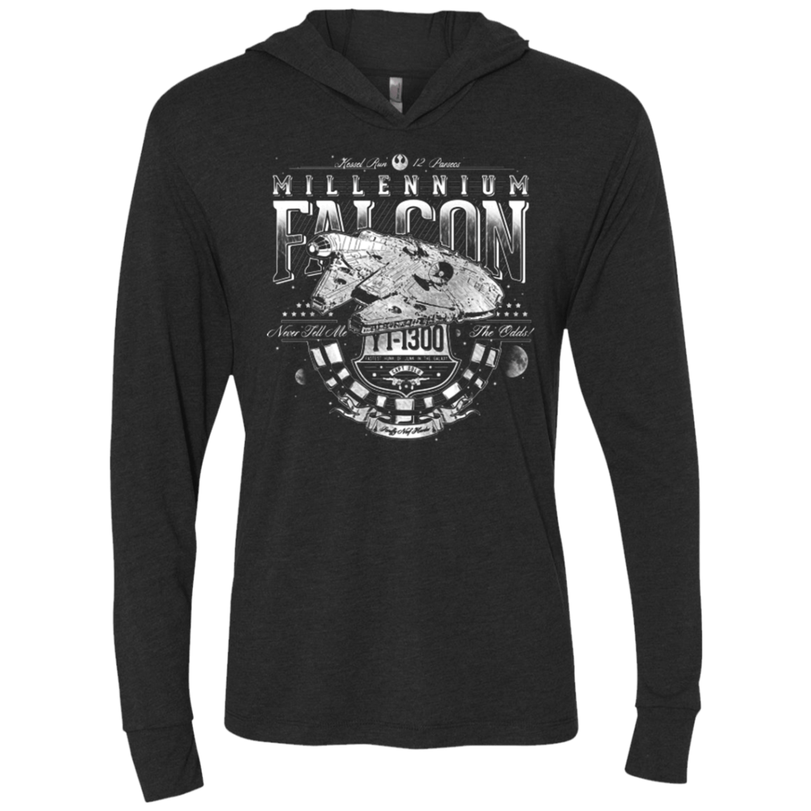 T-Shirts Vintage Black / X-Small Hunk A Junk Triblend Long Sleeve Hoodie Tee