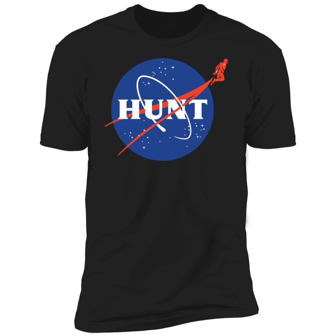 T-Shirts Black / X-Small Hunt in Space Men's Premium T-Shirt