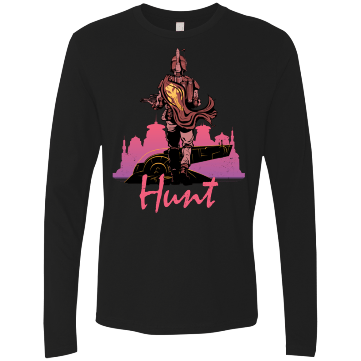 T-Shirts Black / Small Hunt Men's Premium Long Sleeve