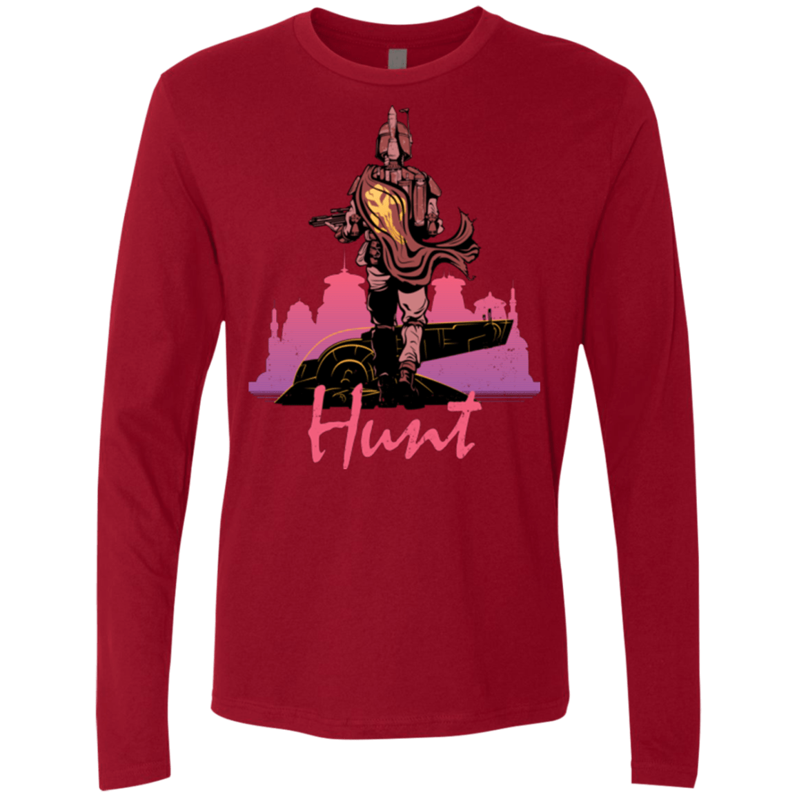 T-Shirts Cardinal / Small Hunt Men's Premium Long Sleeve