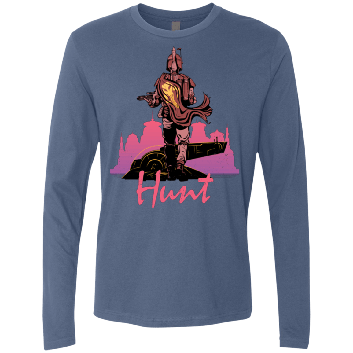T-Shirts Indigo / Small Hunt Men's Premium Long Sleeve