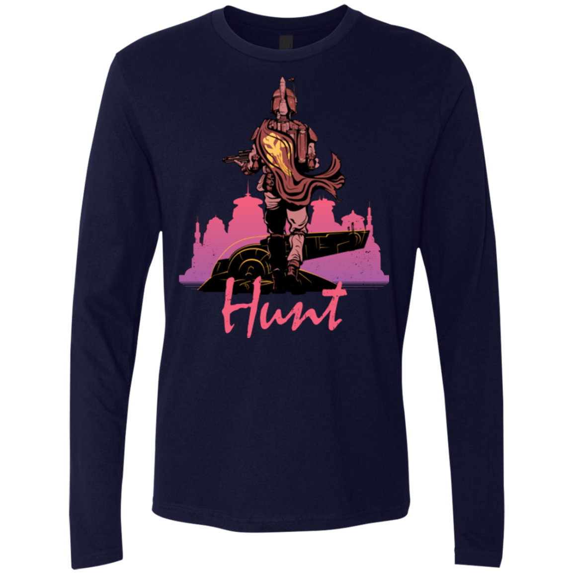 T-Shirts Midnight Navy / Small Hunt Men's Premium Long Sleeve