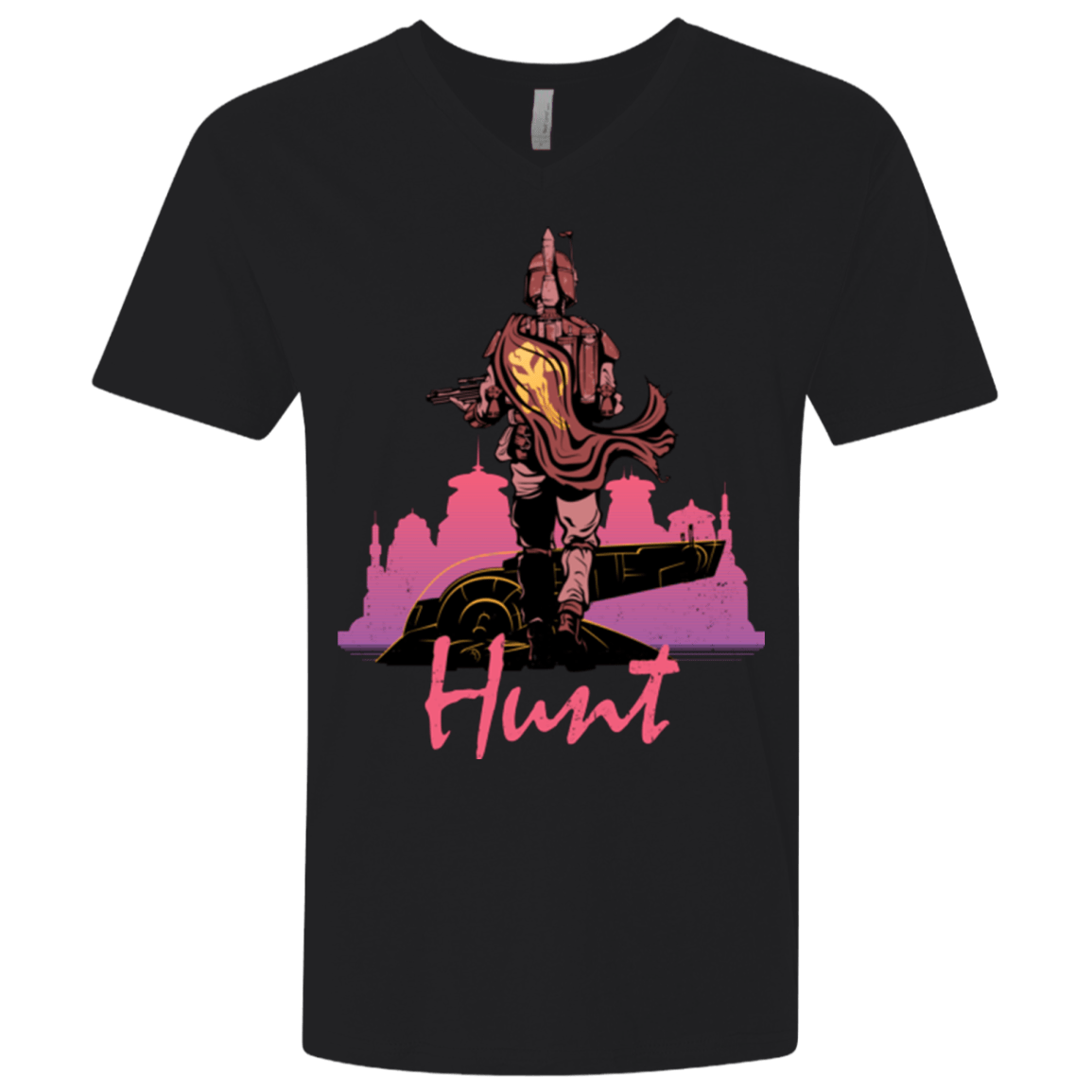 T-Shirts Black / X-Small Hunt Men's Premium V-Neck