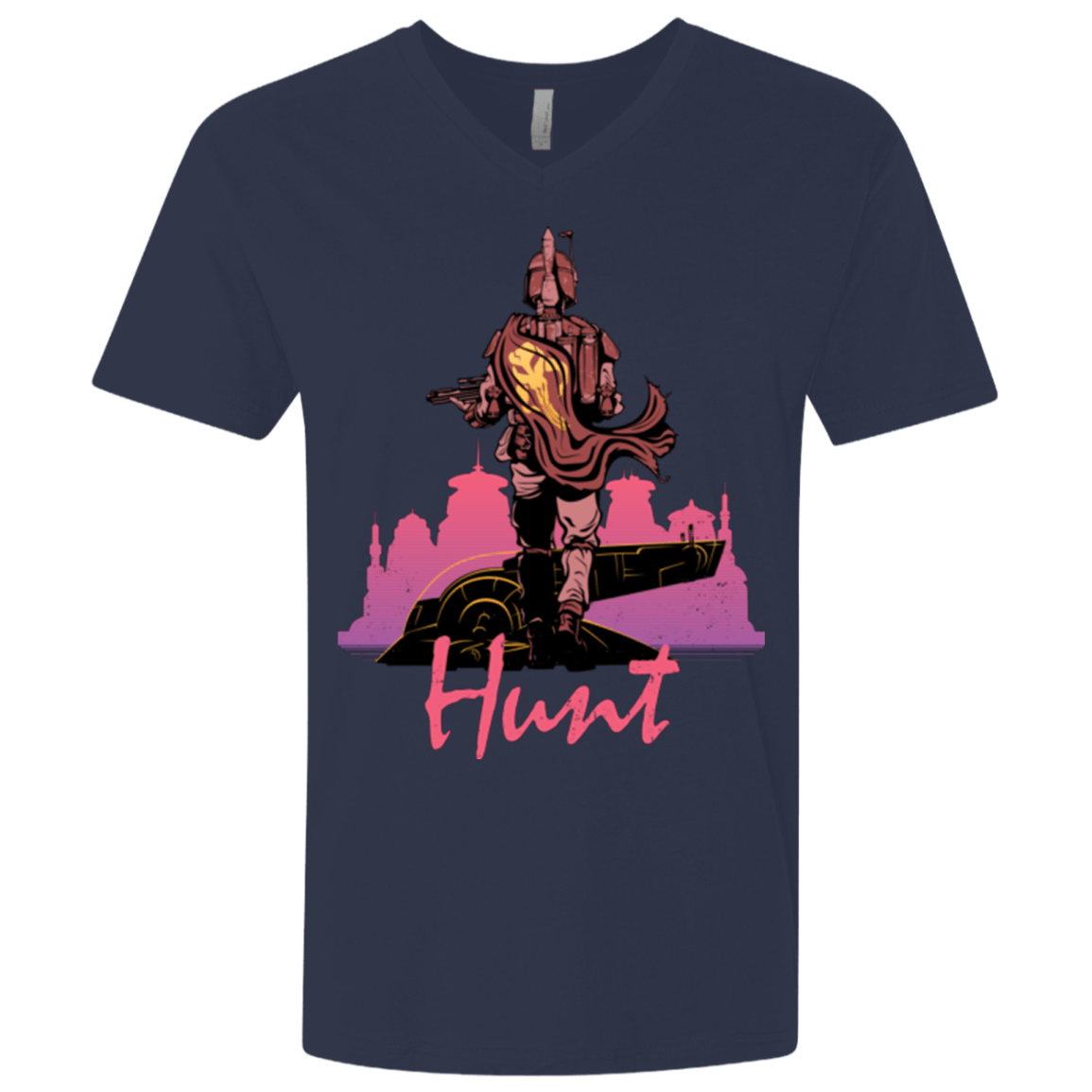 T-Shirts Midnight Navy / X-Small Hunt Men's Premium V-Neck