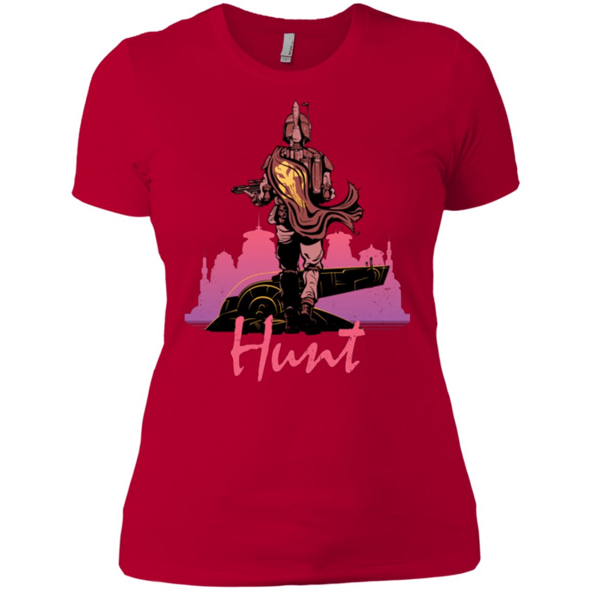 T-Shirts Red / X-Small Hunt Women's Premium T-Shirt