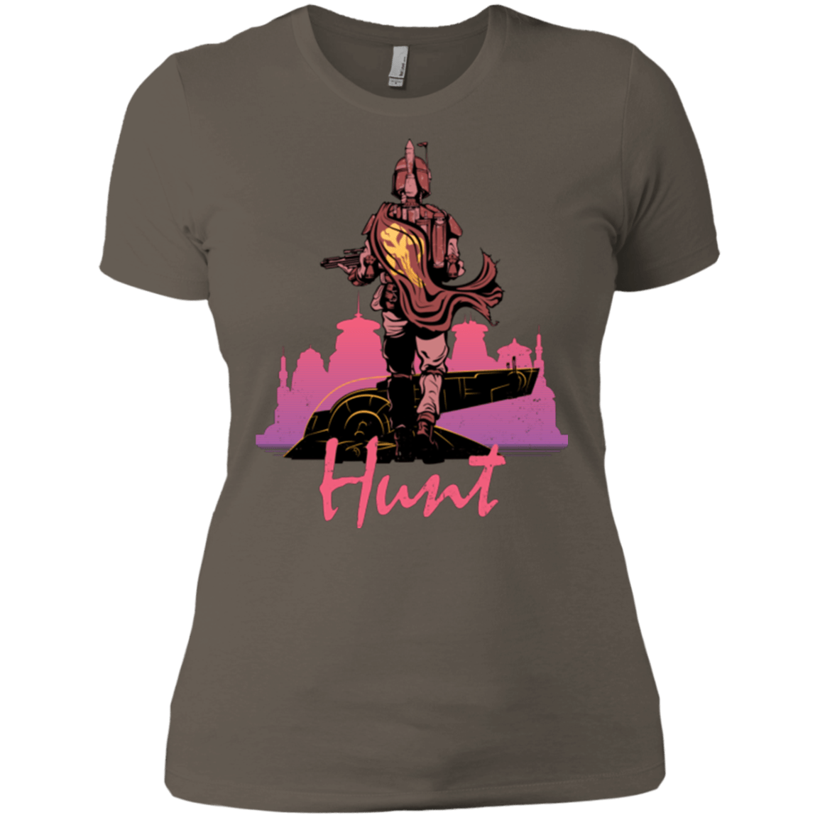 T-Shirts Warm Grey / X-Small Hunt Women's Premium T-Shirt