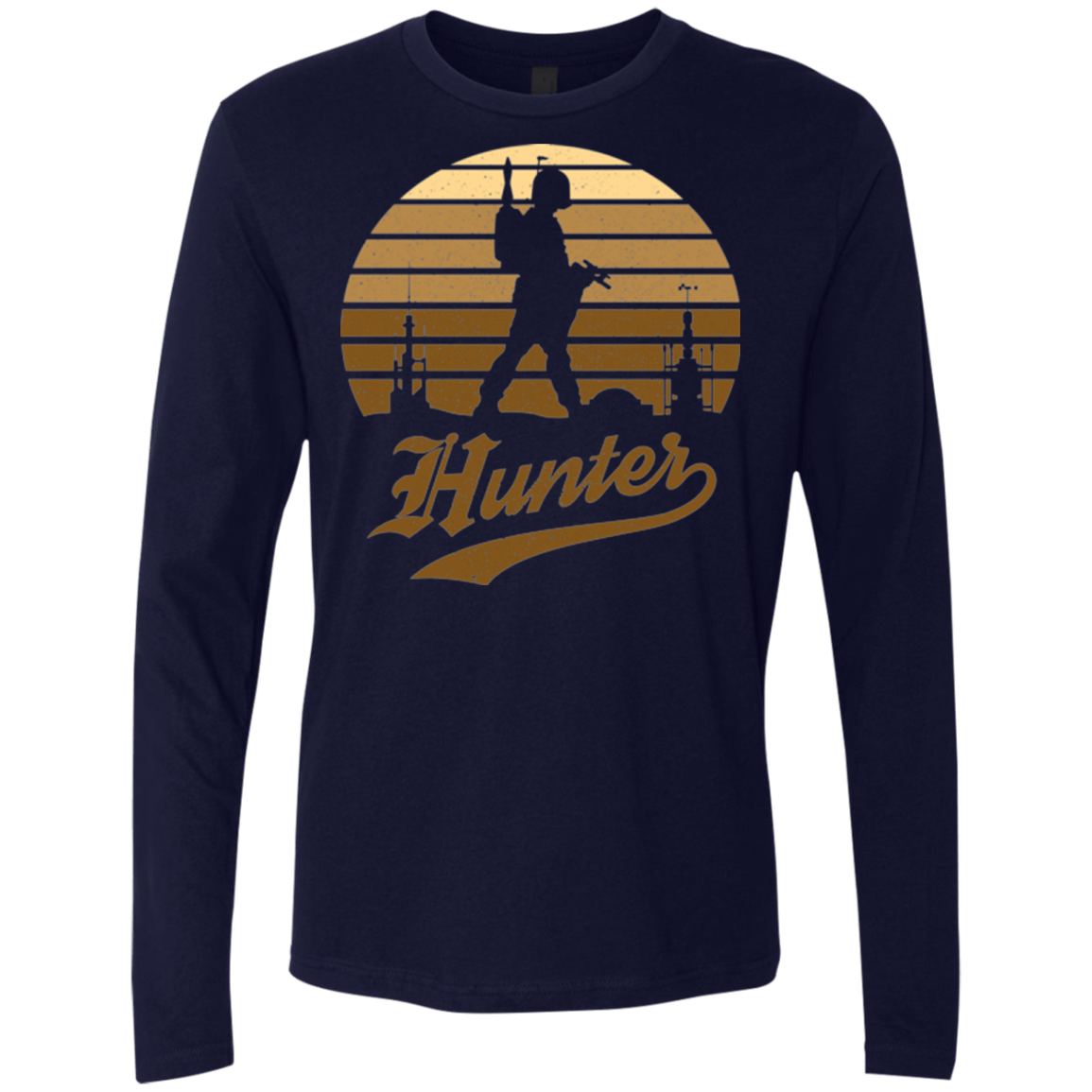 T-Shirts Midnight Navy / Small Hunter (1) Men's Premium Long Sleeve