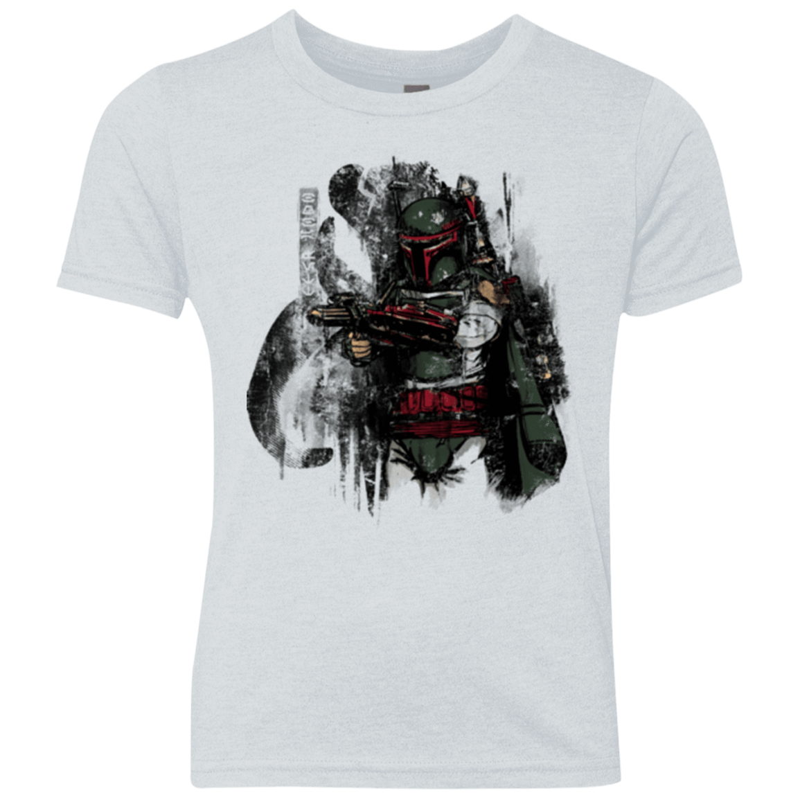 T-Shirts Heather White / YXS Hunter 2 Youth Triblend T-Shirt