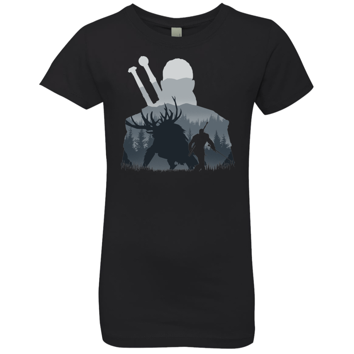 T-Shirts Black / YXS Hunter Girls Premium T-Shirt