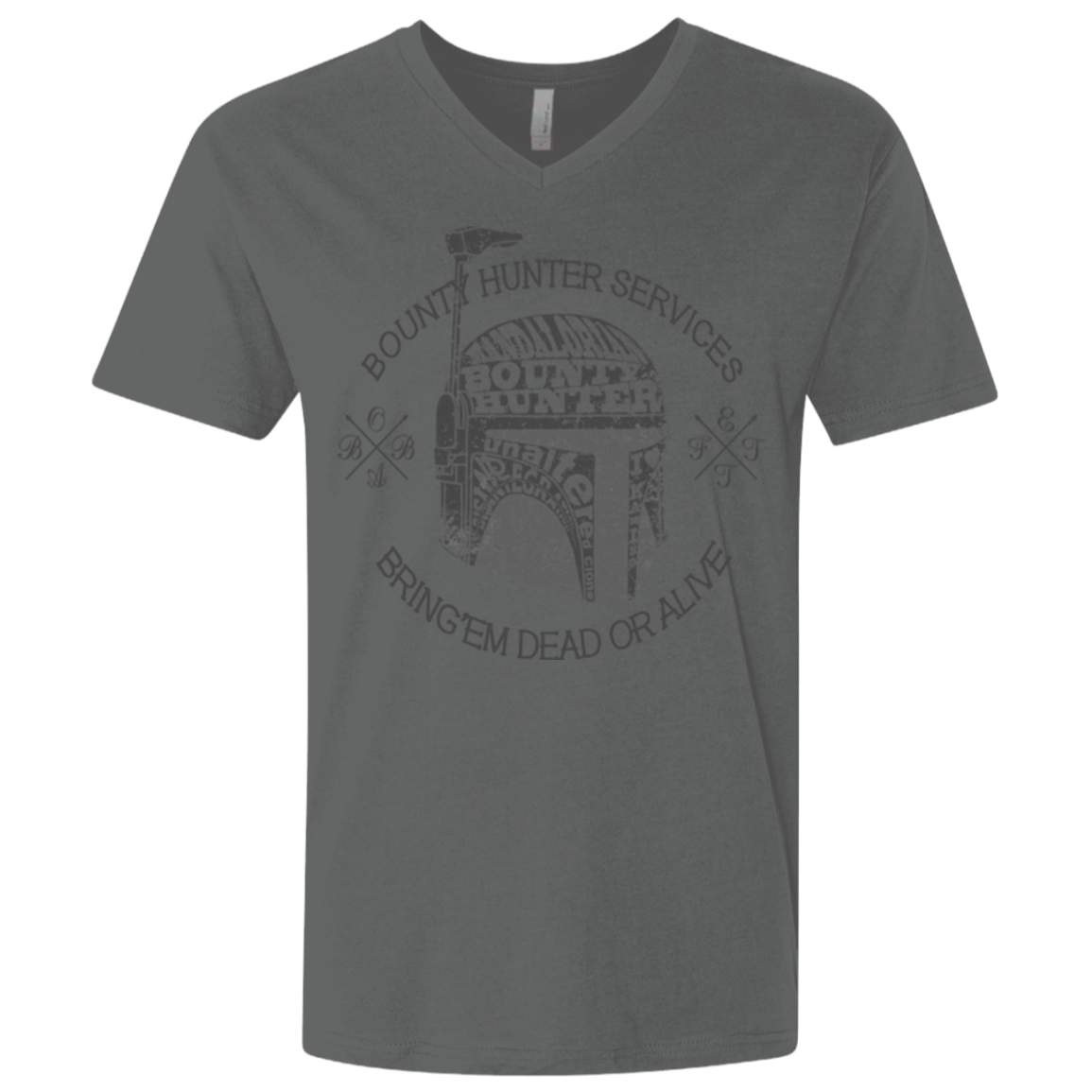 T-Shirts Heavy Metal / X-Small Hunter services Men's Premium V-Neck