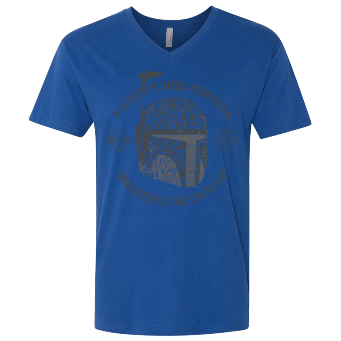 T-Shirts Royal / X-Small Hunter services Men's Premium V-Neck